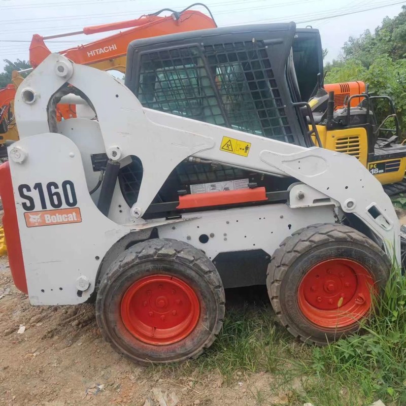 Gebruikte turbolading skid steer loader Bob S160 hoge snelheid 19,8 m/h 44,9 kW