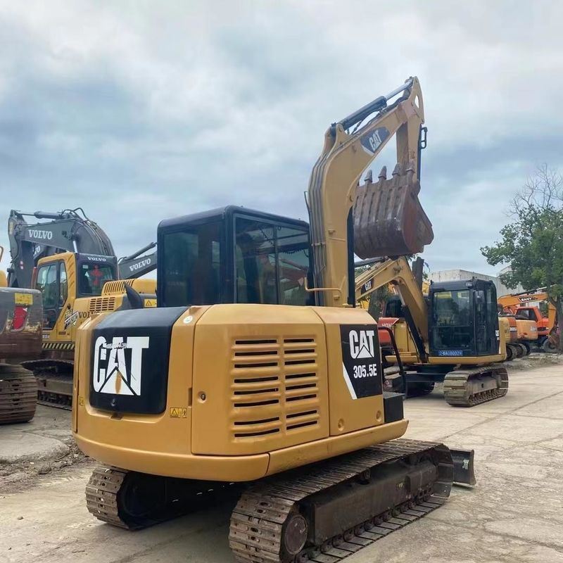 Gebruikte Caterpillar-graver CAT305.5E 5ton Klein type Mini Crawler Digger