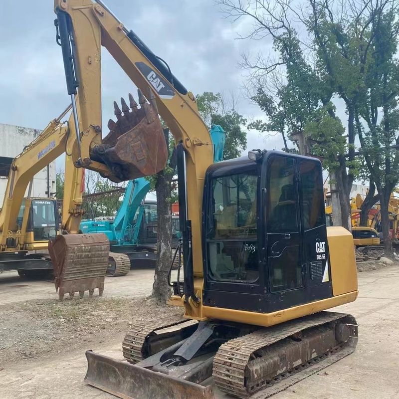 Gebruikte Caterpillar-graver CAT305.5E 5ton Klein type Mini Crawler Digger