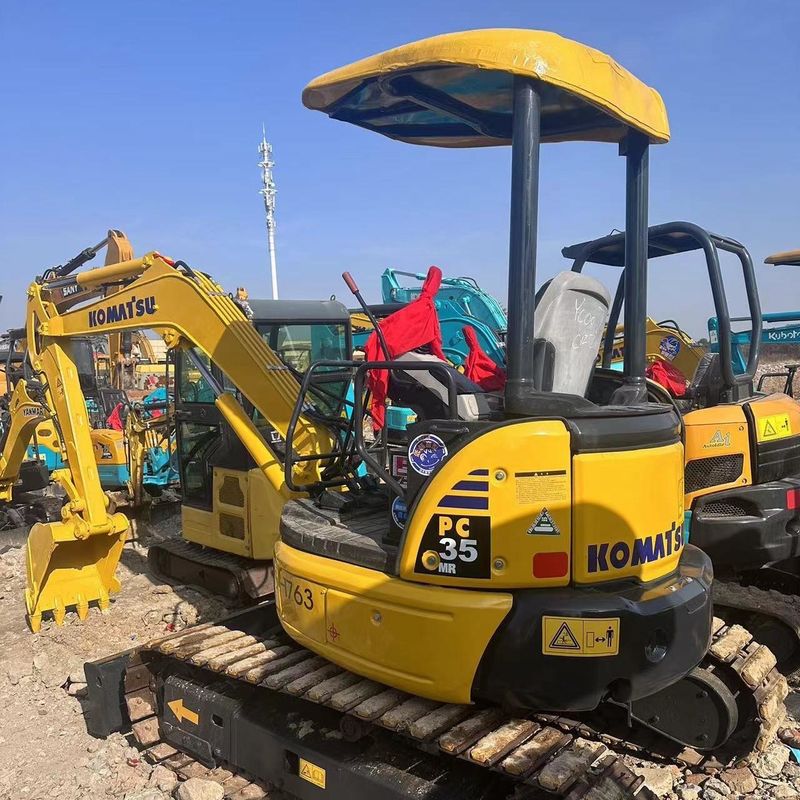 Gebruikte Komatsu Graafmachine PC35 Tweedehands 3,5 ton Klein type Mini Crawler Digger