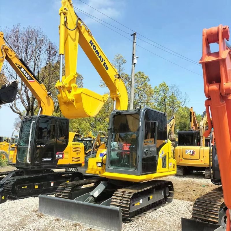 Tweedehands Komatsu Digger PC70 Gebruikte 7ton kleine type Mini Crawler graafmachine