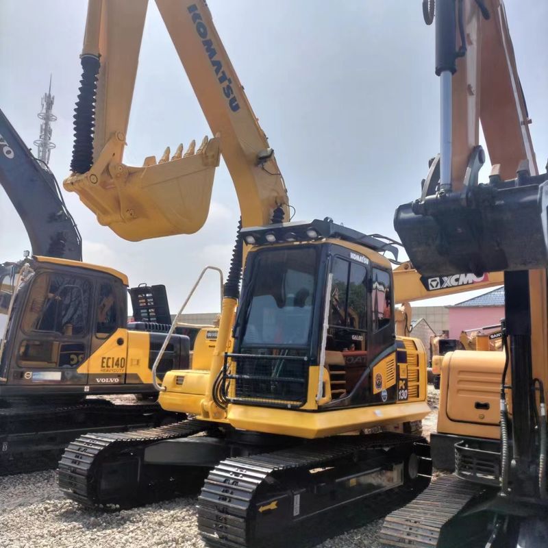 Gebruikte Komatsu-graafmachine PC130 tweedehands 13 ton kleine graafmachine