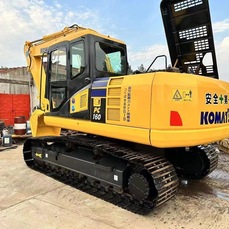 Gebruikte Komatsu graafmachine PC160 tweedehands 16ton kleine type Crawler Digger