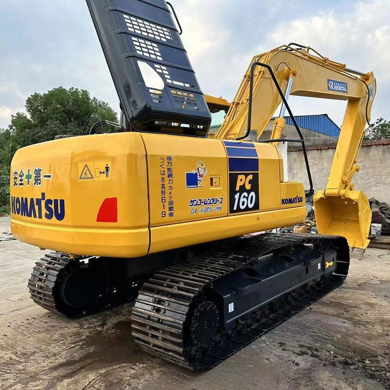 Gebruikte Komatsu graafmachine PC160 tweedehands 16ton kleine type Crawler Digger
