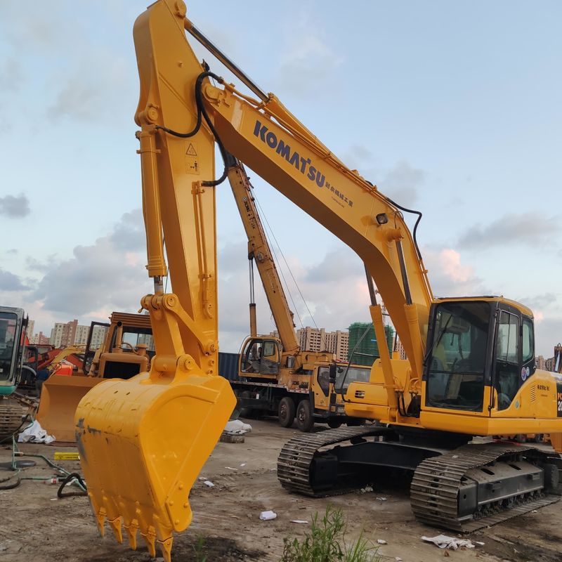 Gebruikte Komatsu graafmachine PC200-7 tweedehands 20 ton middelgrote graafmachine