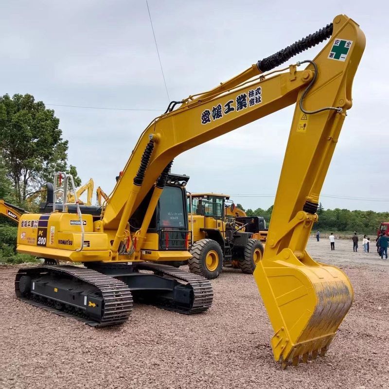 Tweedehands Komatsu Digger PC200-8 Gebruikte 20 ton middelgrote graafmachine