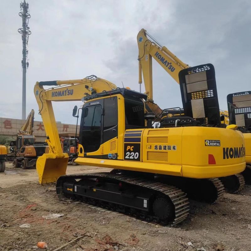 Gebruikte Komatsu-graafmachine PC220-8 tweedehands 22 ton middelgrote graafmachine