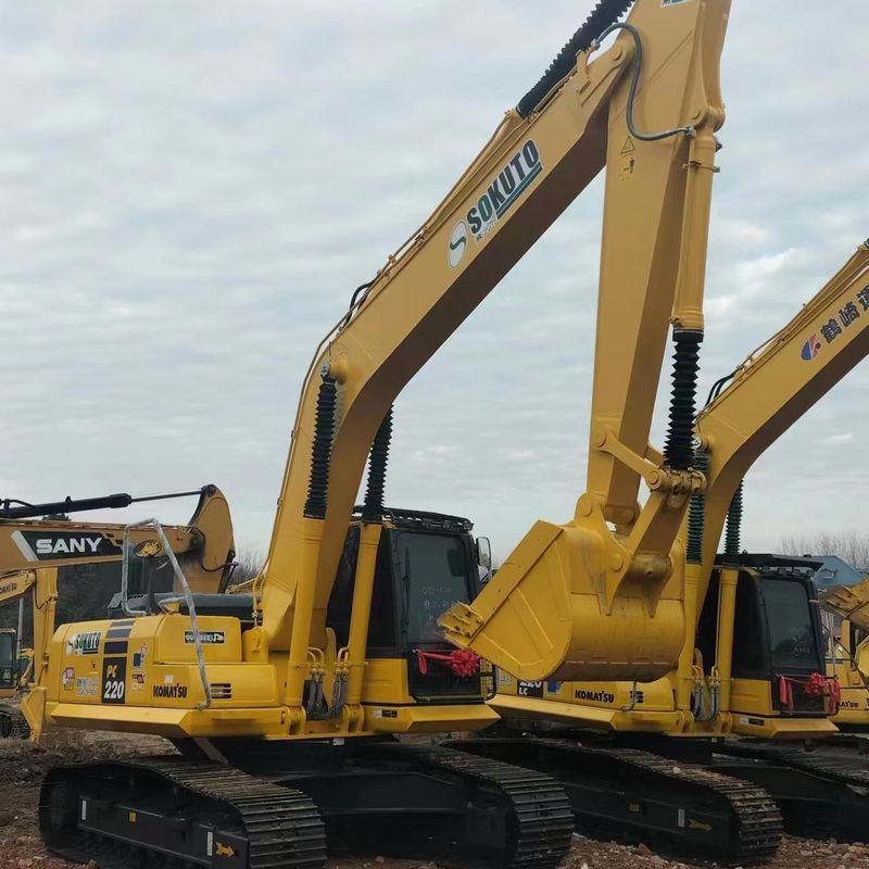 Tweedehands Komatsu Diggerr PC220-8 Gebruikte medium crawlergraver van 22 ton