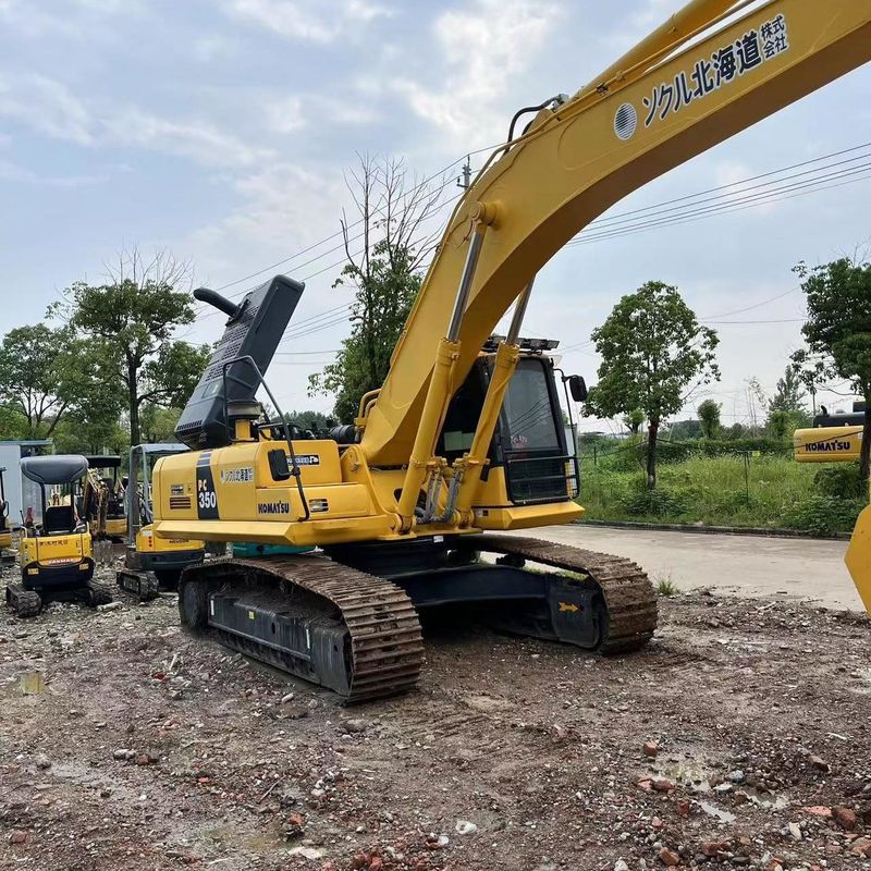 Gebruikte Komatsu Digger PC350-7 Gebruikte 35 ton grote type Crawler Graafmachine Grootschalige