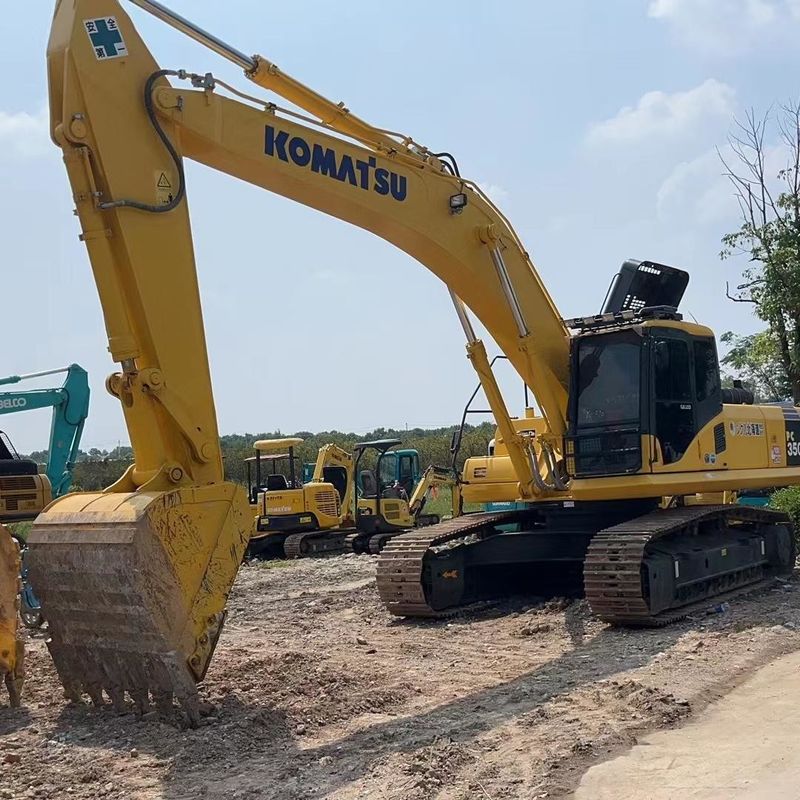 Gebruikte Komatsu Digger PC350-7 Gebruikte 35 ton grote type Crawler Graafmachine Grootschalige