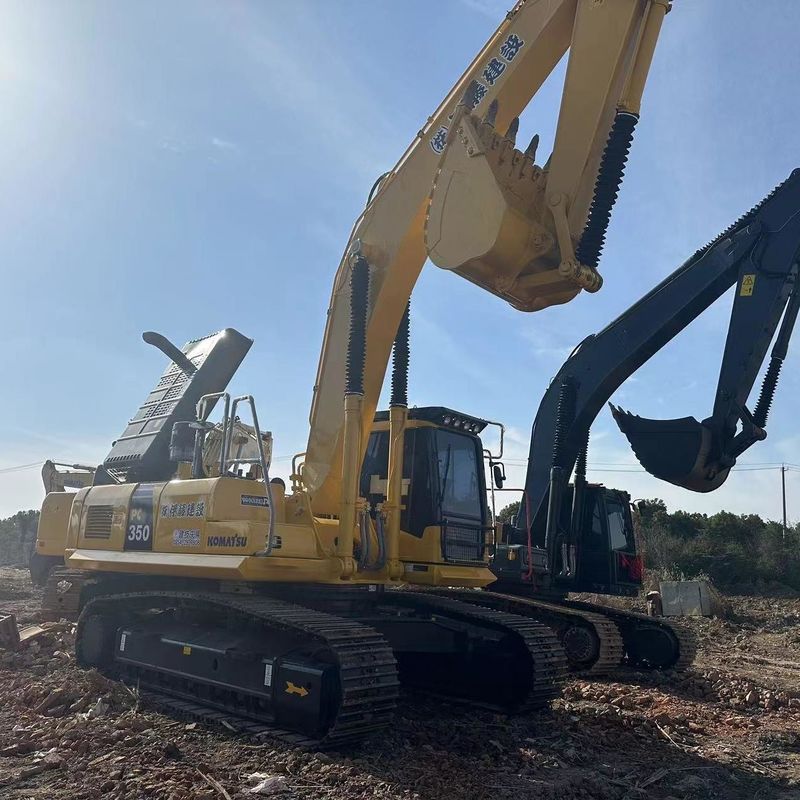 Scondhand Komatsu Graafmachine PC350-7 Gebruikte 35 ton grote type Crawler Digger