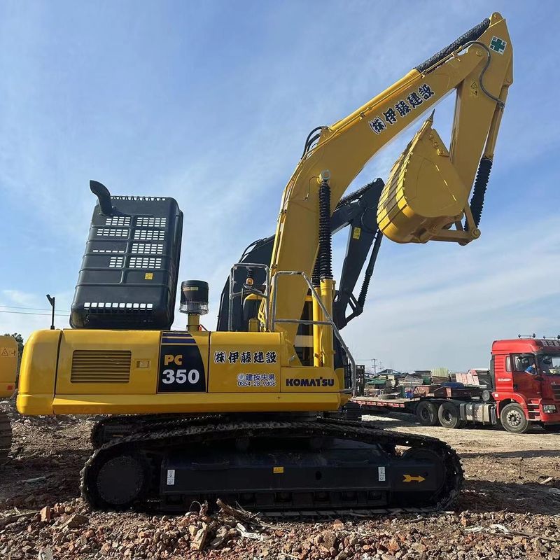 Scondhand Komatsu Graafmachine PC350-7 Gebruikte 35 ton grote type Crawler Digger
