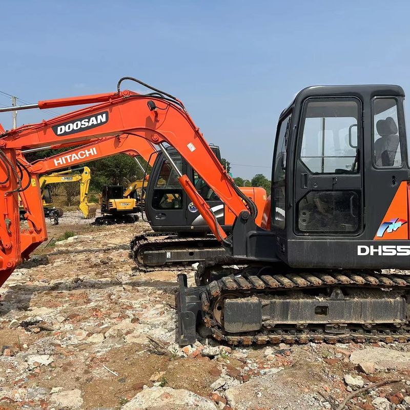 Gebruikte Doosan Digger DH55 tweedehands 5,5 ton kleine type Mini Crawler graafmachine