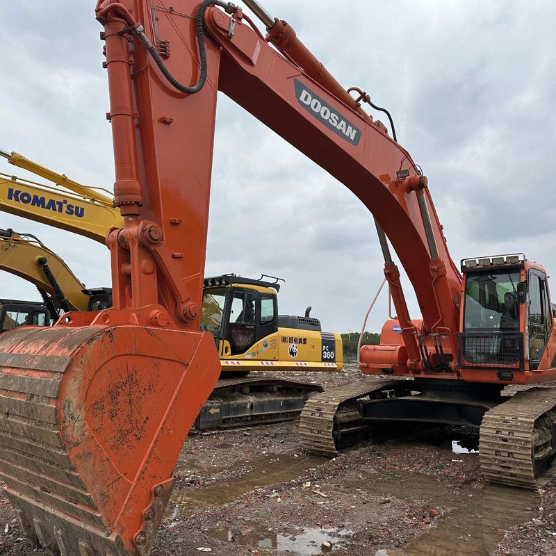 Gebruikte Doosan Digger DH420LC-7 tweedehands 42 ton grote type Crawler graafmachine