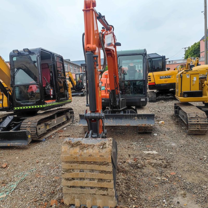 Gebruikte Doosan Digger DX60 tweedehands 6ton kleine type Mini Crawler graafmachine