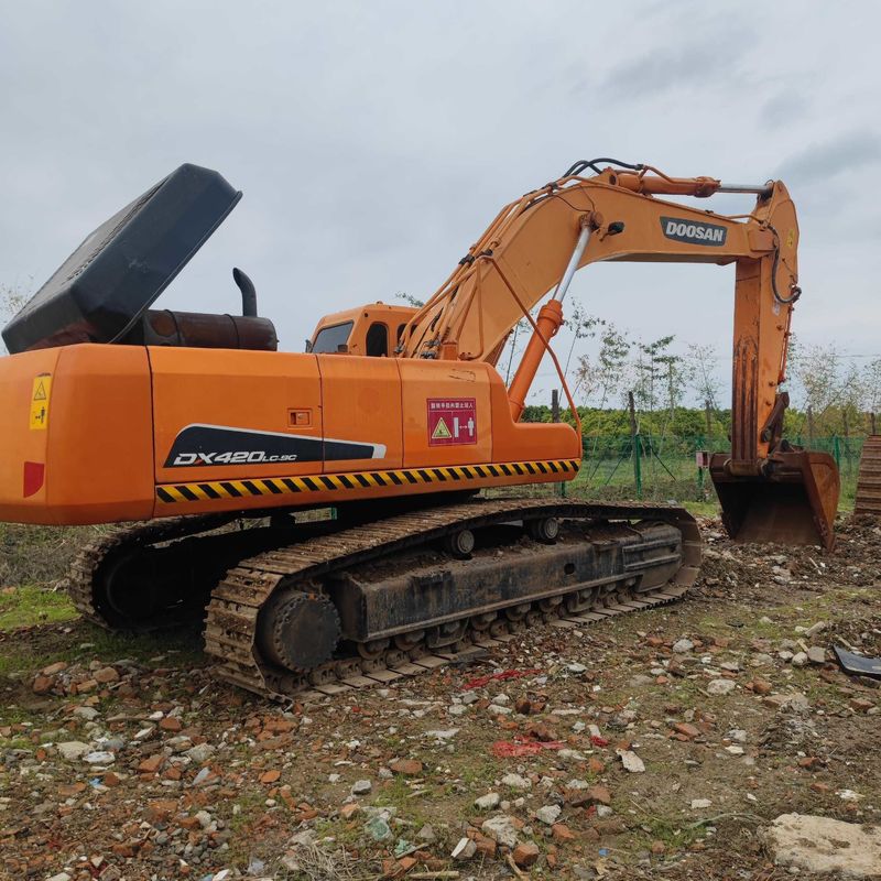 Gebruikte Doosan Digger DX420LC tweedehands 42 ton grote type Crawler graafmachine