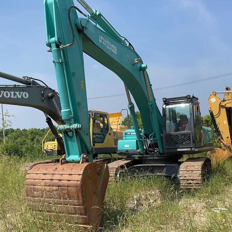 Gebruikte Kobelco Digger SK350D tweedehands grootschalige graafmachine van 35 ton