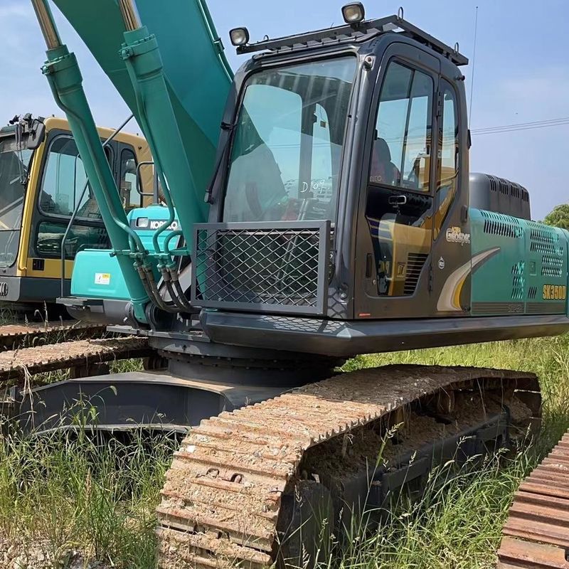 Gebruikte Kobelco Digger SK350D tweedehands grootschalige graafmachine van 35 ton