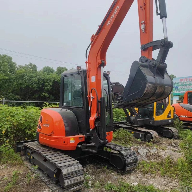 Gebruikte Kubota Digger KX155 tweedehands 5,5 ton kleine type Mini Crawler graafmachine