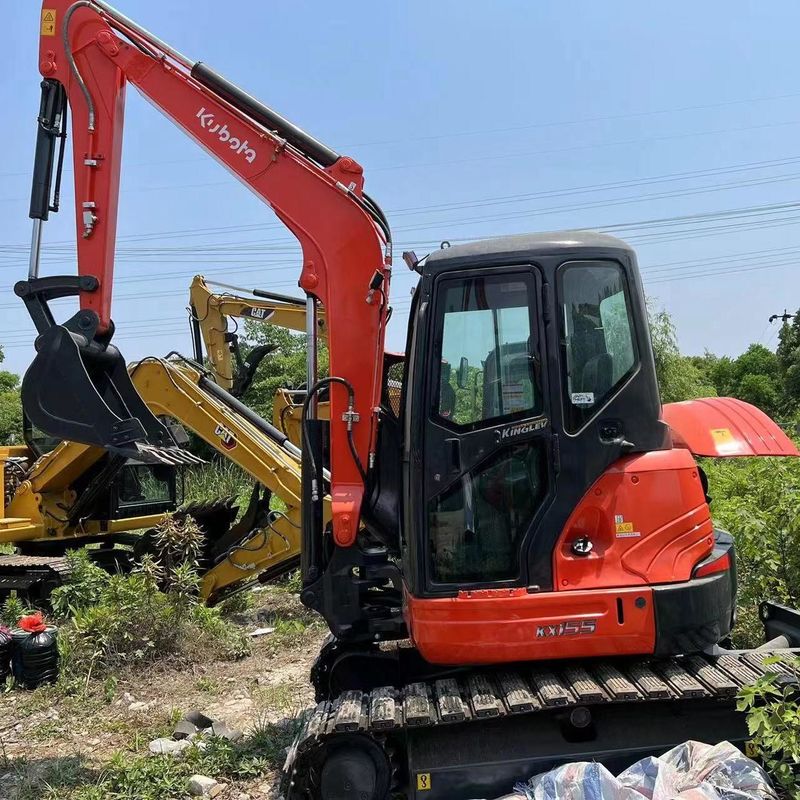 Gebruikte Kubota Digger KX155 tweedehands 5,5 ton kleine type Mini Crawler graafmachine