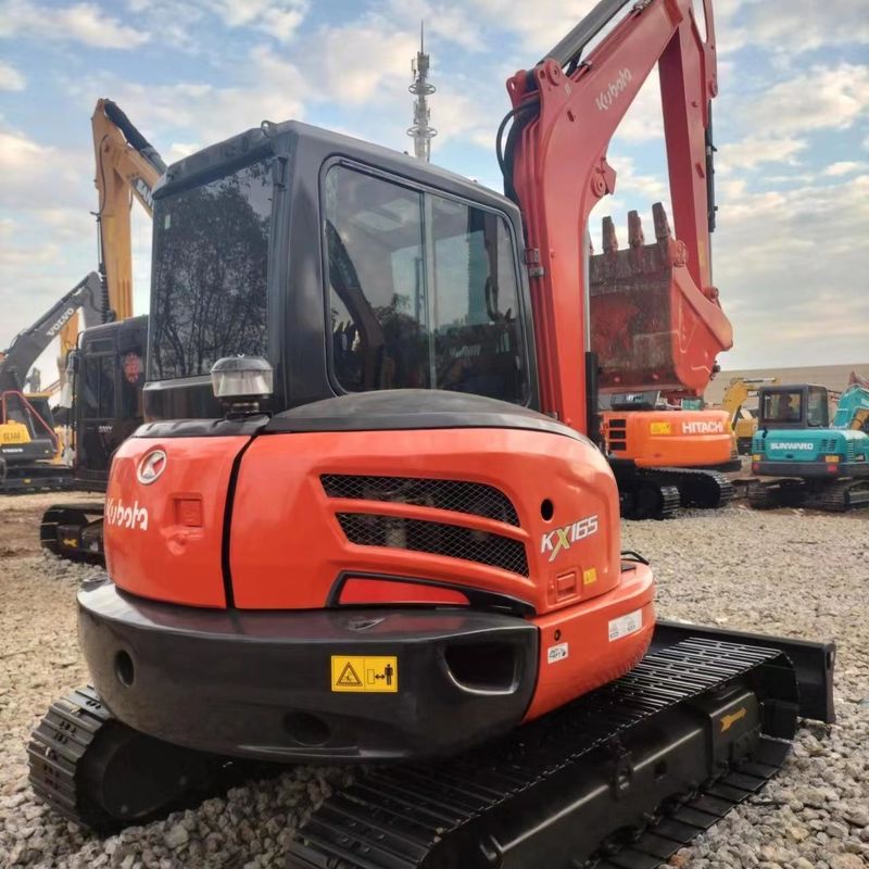 Gebruikte Kubota Digger KX165 tweedehands 6,5 ton kleine type Mini Crawler graafmachine