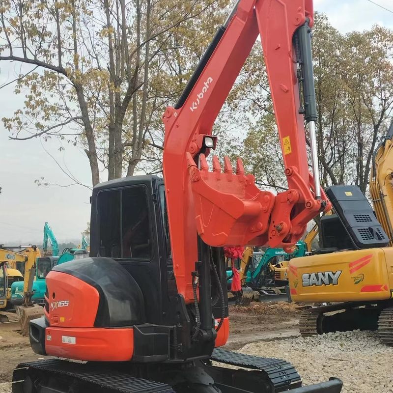 Gebruikte Kubota Digger KX165 tweedehands 6,5 ton kleine type Mini Crawler graafmachine