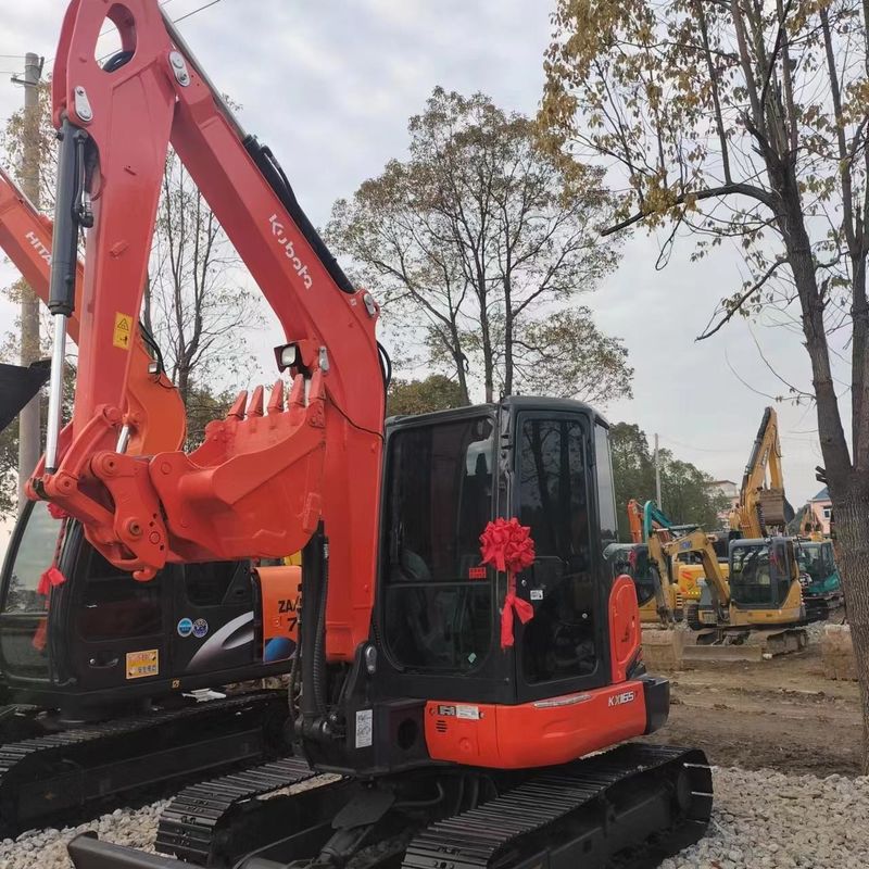 Gebruikte Kubota Digger KX165 tweedehands 6,5 ton kleine type Mini Crawler graafmachine