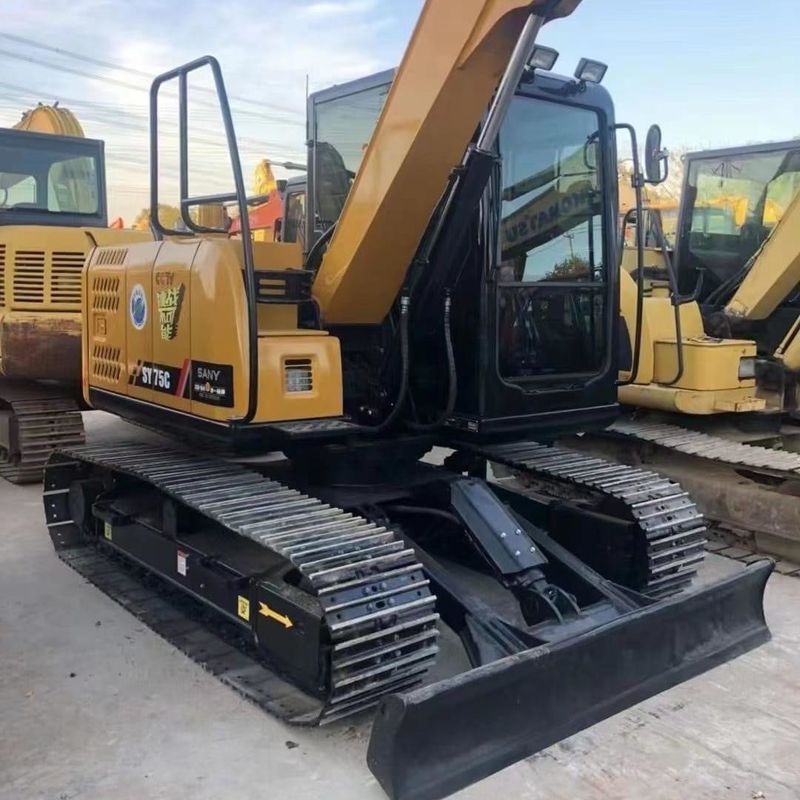 Gebruikte SANY Digger SY75 tweedehands 7,5 ton kleine type mini-kruipergraver