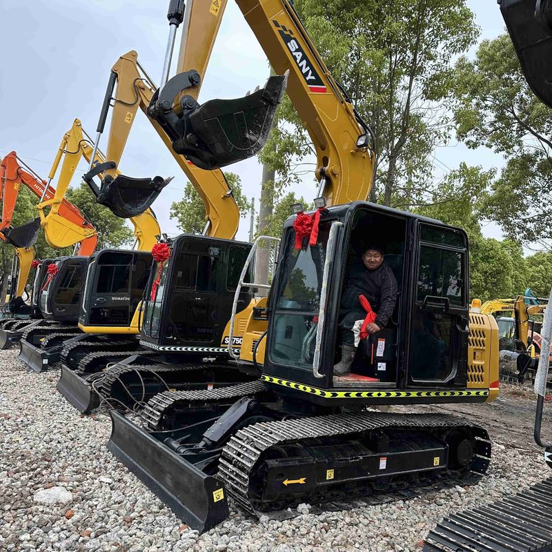 Tweedehands SANY Digger SY95C Gebruikte 9,5 ton kleine type Mini Crawler Excavator
