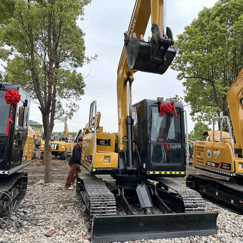 Tweedehands SANY Digger SY95C Gebruikte 9,5 ton kleine type Mini Crawler Excavator