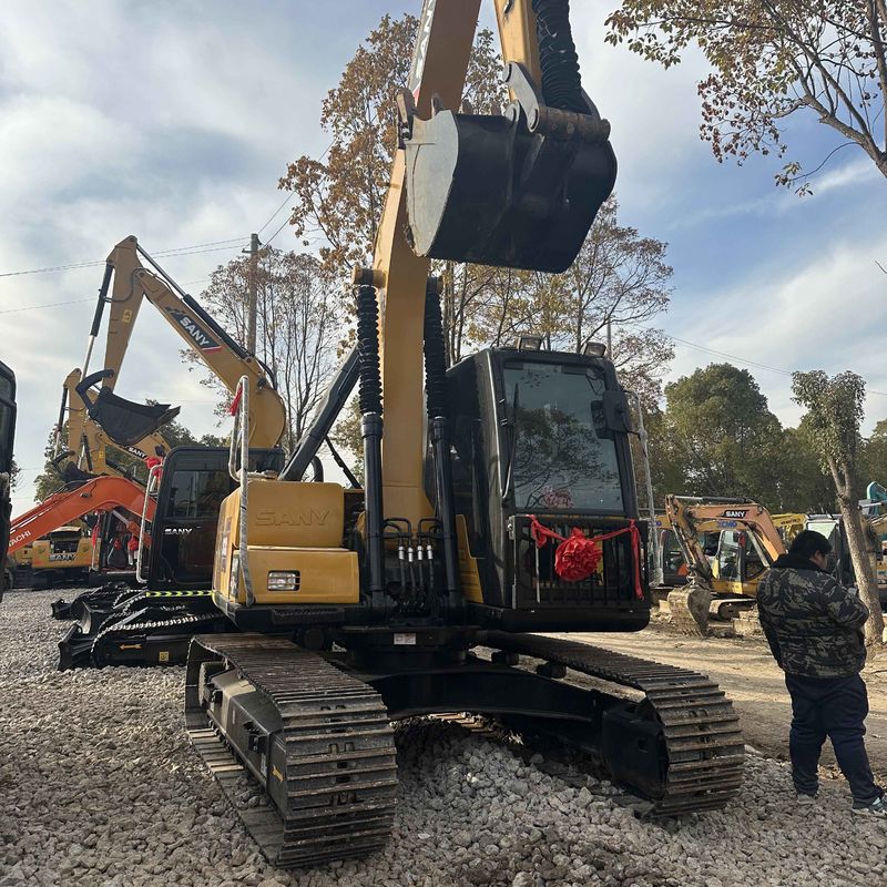 Gebruikte SANY Digger SY135C tweedehands 13.5 op kleine type Mini Crawler Excavator