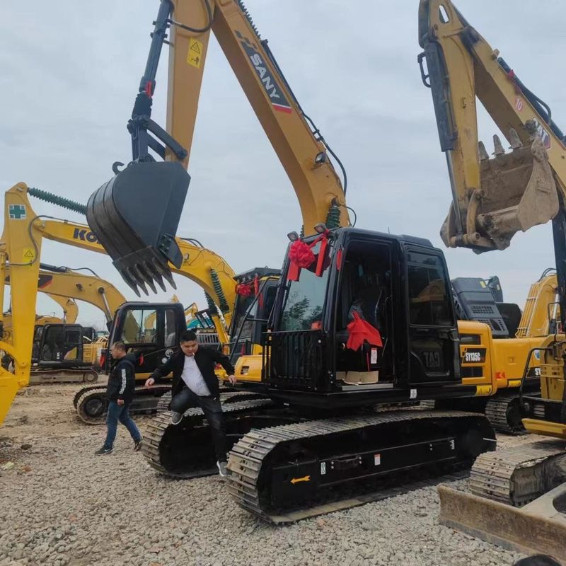 Tweedehands SANY Digger SY135C Gebruikt 13.5 op kleine type Mini Crawler Excavator