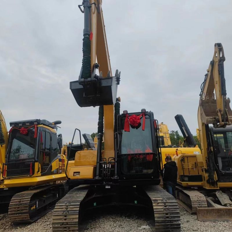Tweedehands SANY Digger SY135C Gebruikt 13.5 op kleine type Mini Crawler Excavator