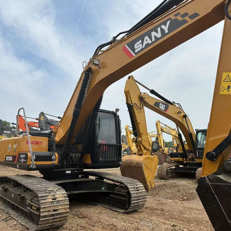 Tweedehands SANY Digger SY215C Gebruikt 21.5 op medium type Crawler Excavator