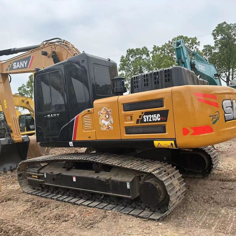 Tweedehands SANY Digger SY215C Gebruikt 21.5 op medium type Crawler Excavator
