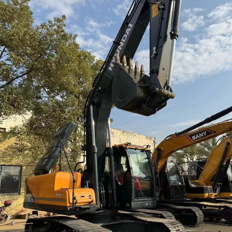 Tweedehands Hyundai Graafmachine R220-9S Gebruikt 22 ton Medium Type Crawler Digger