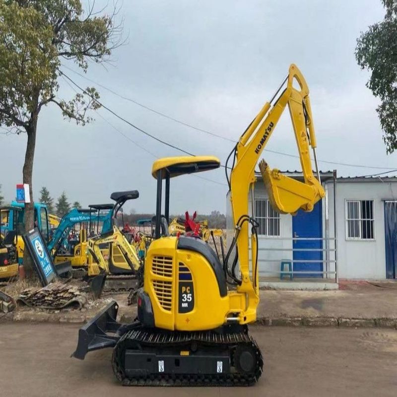 Tweedehands Komatsu graafmachine PC35 Gebruikt 3,5 ton klein type Mini Crawler Digger