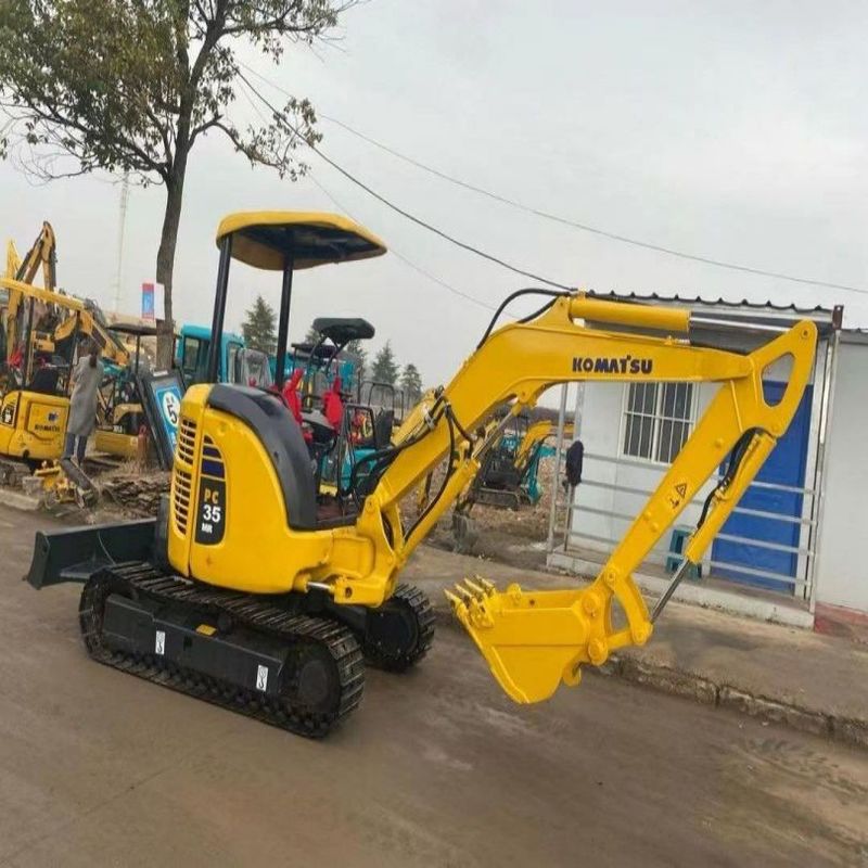 Tweedehands Komatsu graafmachine PC35 Gebruikt 3,5 ton klein type Mini Crawler Digger