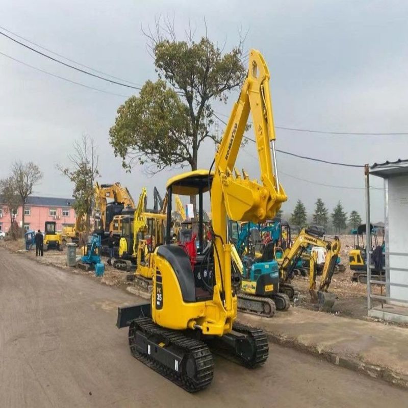 Tweedehands Komatsu graafmachine PC35 Gebruikt 3,5 ton klein type Mini Crawler Digger