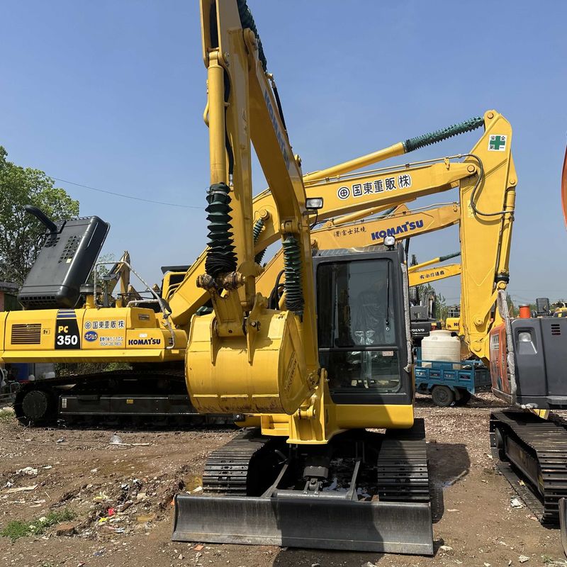 Gebruikte Komatsu graafmachine PC56-7 tweedehands 5,3 ton kleine type mini-crawler graver
