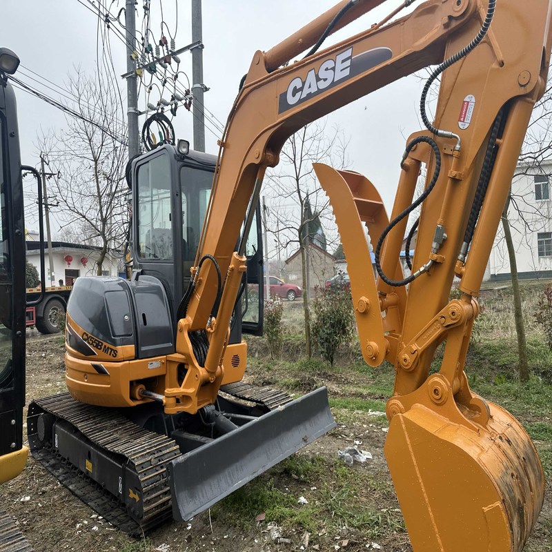 Mini CASE CX55B Gebruikte graafmachine Hydraulisch 5 ton 12000 pond 30.2kw 53L brandstoftank