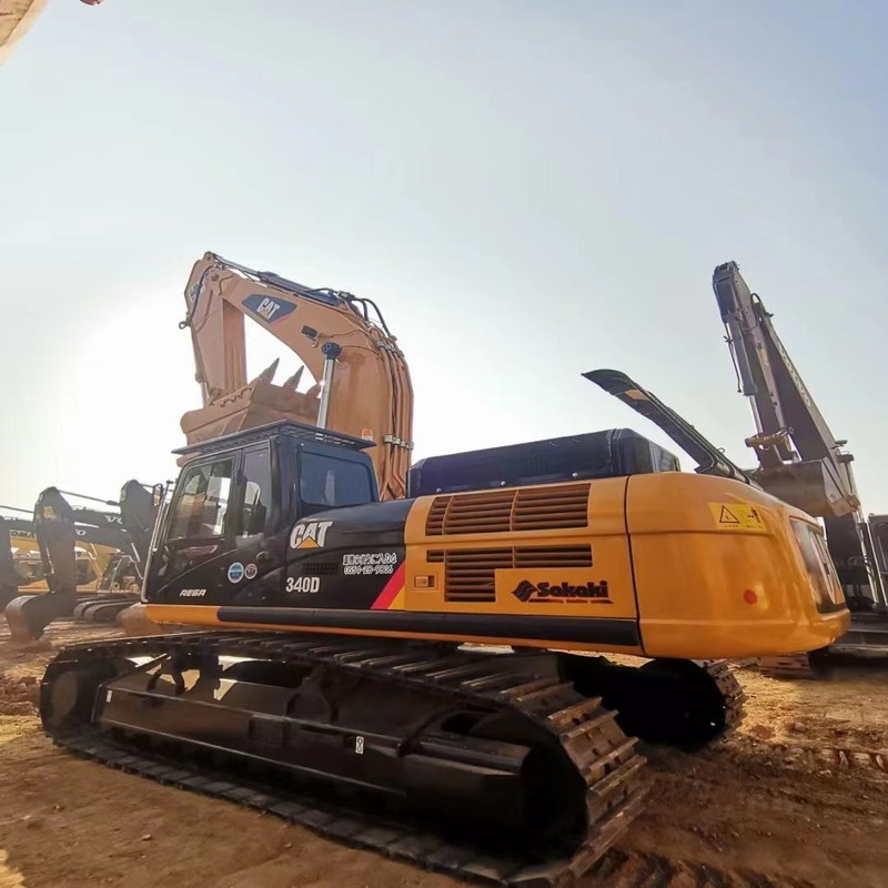 Oude graafmachines van de handelaar van KATTEN340D-machines Emmercapaciteit van 40 ton 208kw 1,9m3