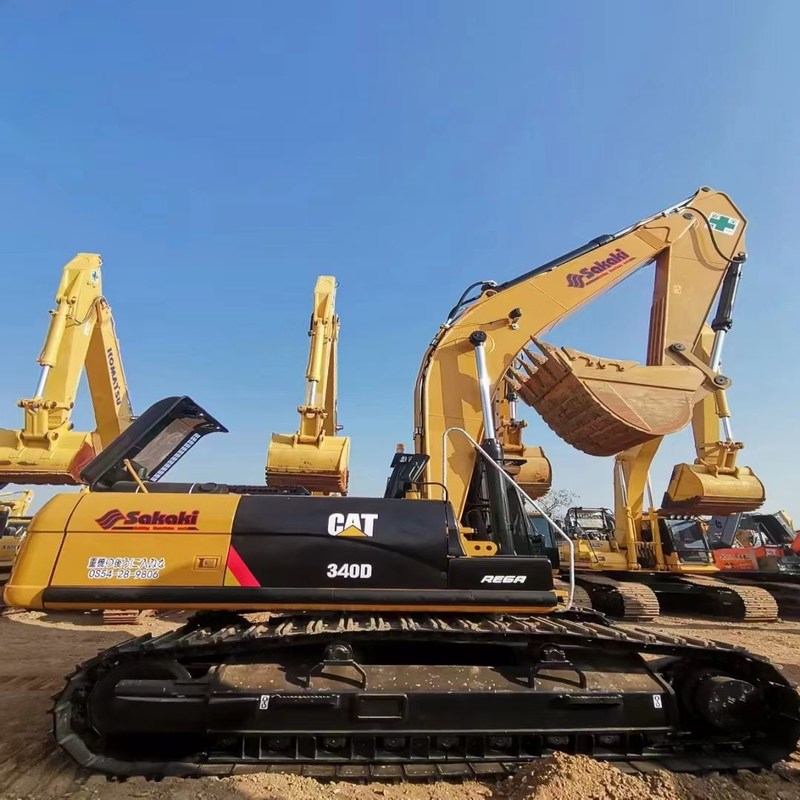 Oude graafmachines van de handelaar van KATTEN340D-machines Emmercapaciteit van 40 ton 208kw 1,9m3