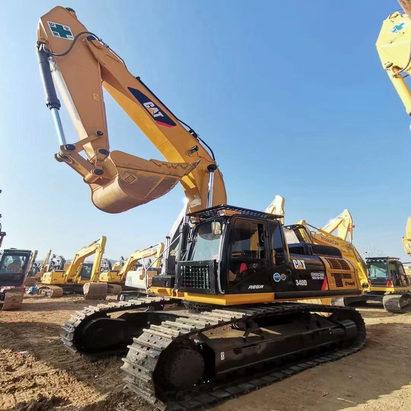 Oude graafmachines van de handelaar van KATTEN340D-machines Emmercapaciteit van 40 ton 208kw 1,9m3