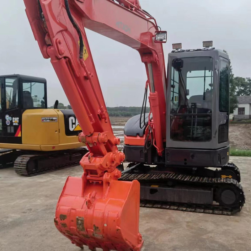 5 ton Mini diesel Gebruikte graafmachine Hitachi ZX55 Pre Owned Crawler 38.23HP handmatig