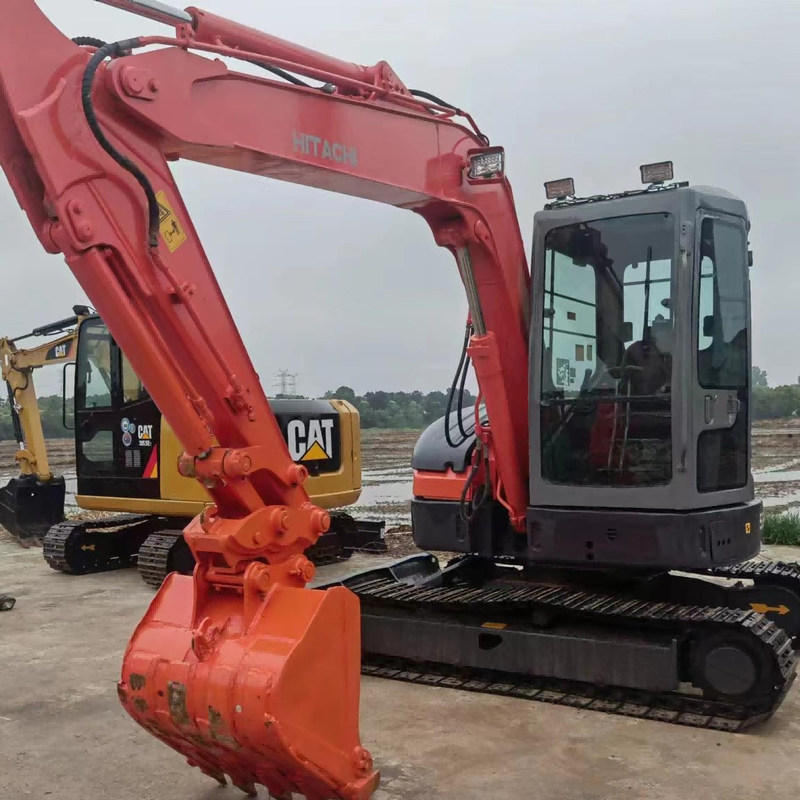 5 ton Mini diesel Gebruikte graafmachine Hitachi ZX55 Pre Owned Crawler 38.23HP handmatig