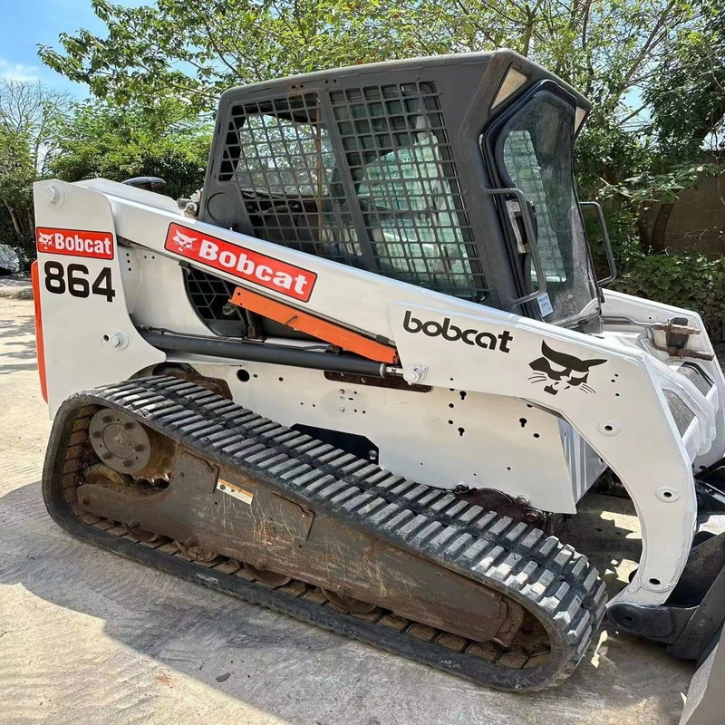 Bob 864 Gebruikte skid steer loader machine voor landschapsbouw 10.6km/h 53.7KW