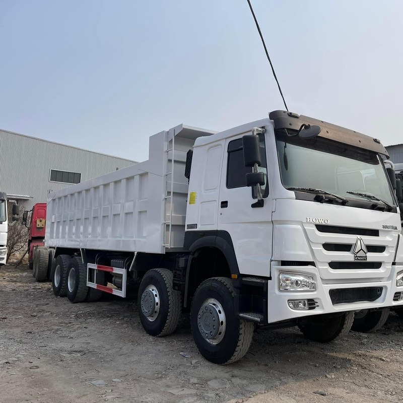Teruggenomen Howo 375 Sinotruk Howo 8x4 Dump Truck Kipper 40T handgeschakeld diesel