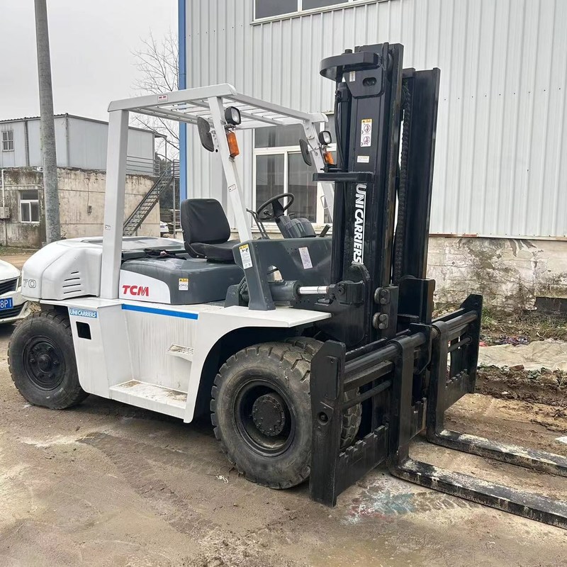 Robuuste FD70 TCM 7 ton Vorklift Tweedehands Elektrische Vorklift Lifthoogte 3m
