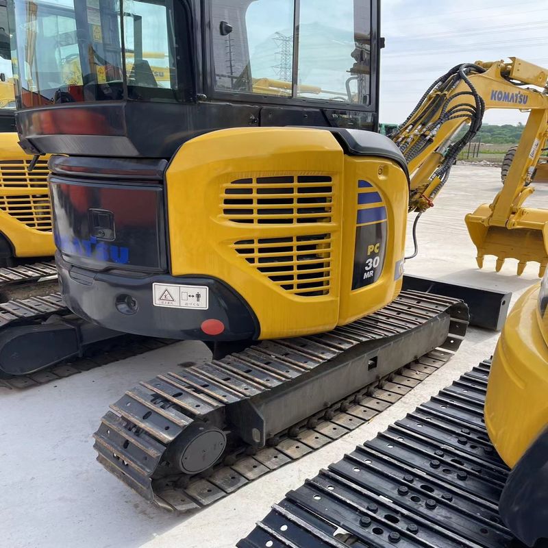 Gebruikte Komatsu graafmachine PC30MR Tweedehands 3 ton kleine type Mini Crawler Digger
